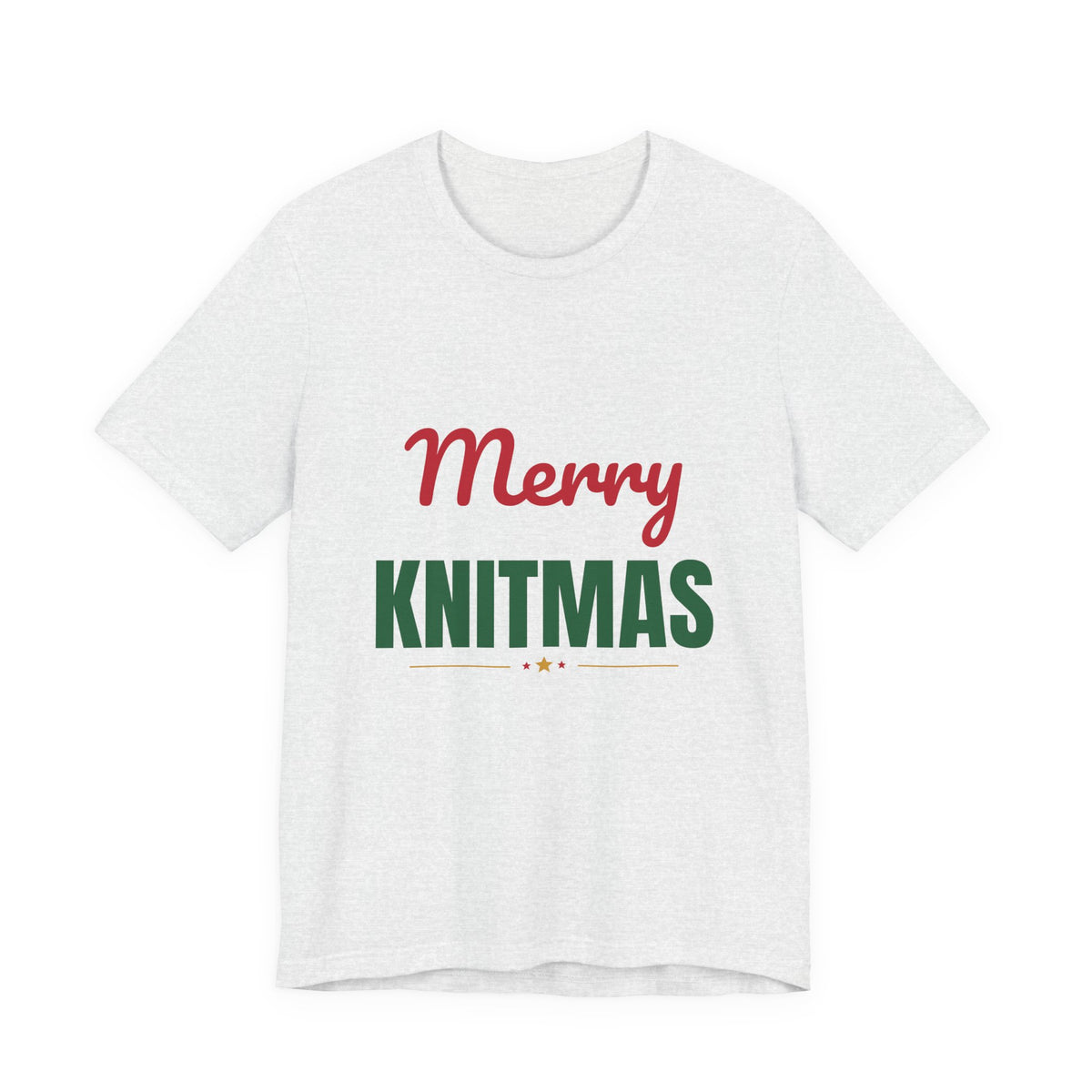 Merry Knitmas Shirt, Knitting Christmas T-Shirt, Knitter Gift