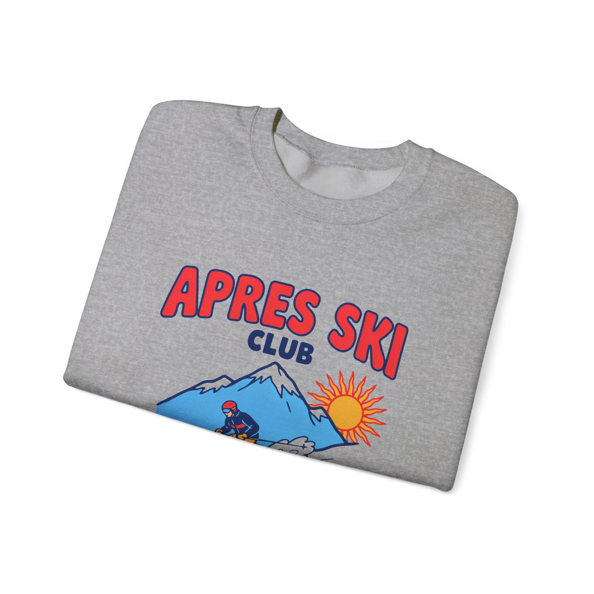 Apres Ski Club Sweatshirt, Retro Ski Crewneck, Skiing Sweatshirt