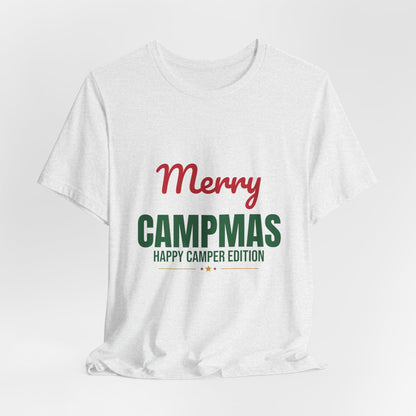Merry Campmas Shirt, Camping Christmas T-Shirt, Camper Gift