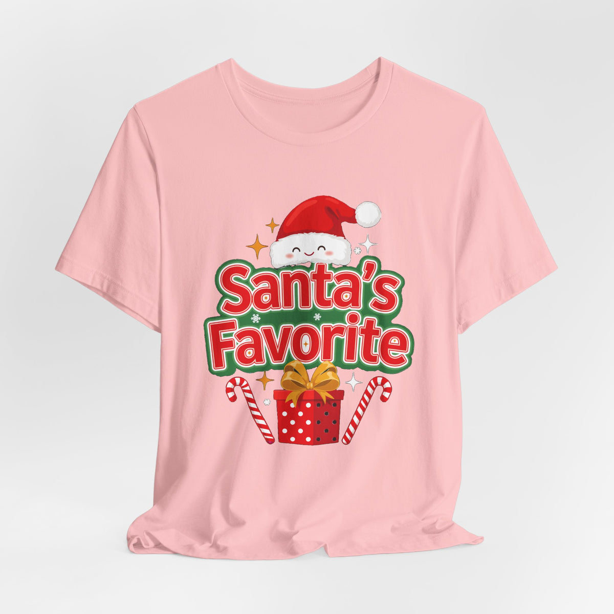 Santa's Favorite Shirt, Funny Christmas T-Shirt, Nice List Tee