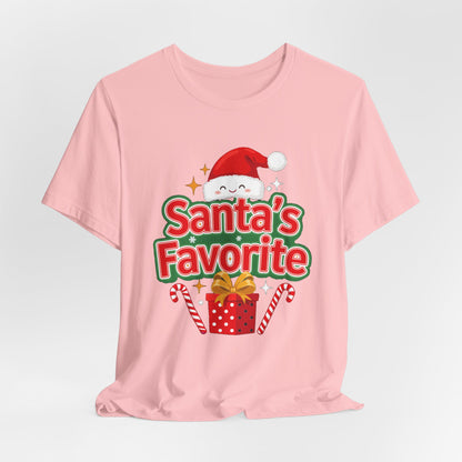 Santa's Favorite Shirt, Funny Christmas T-Shirt, Nice List Tee