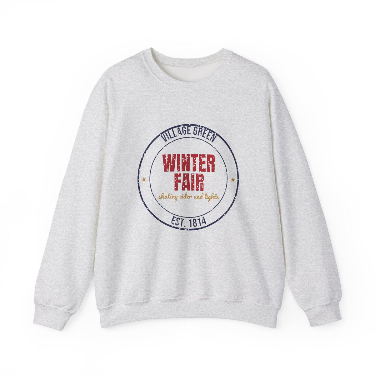 Village Green Winter Fair Est. 1814 Sweatshirt, Vintage Winter Crewneck Sweatshirt
