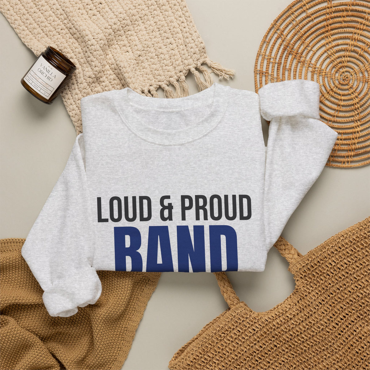 Loud and Proud Band Mom Sweatshirt, Band Mom Crewneck