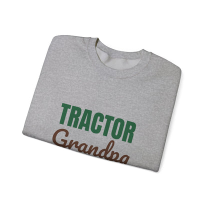 Tractor Grandpa Plowing Through Retirement Sweatshirt, Tractor Grandpa Crewneck