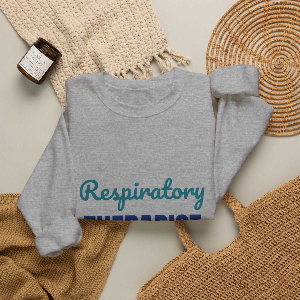 Respiratory Therapist Helping You Breathe Easy Sweatshirt, RT Crewneck Sweatshirt, Respiratory Therapy