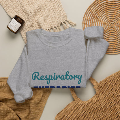 Respiratory Therapist Helping You Breathe Easy Sweatshirt, RT Crewneck Sweatshirt, Respiratory Therapy