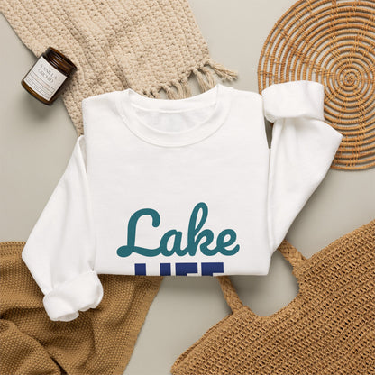 Lake Life Sun Water Good Vibes Sweatshirt, Lake Life Crewneck