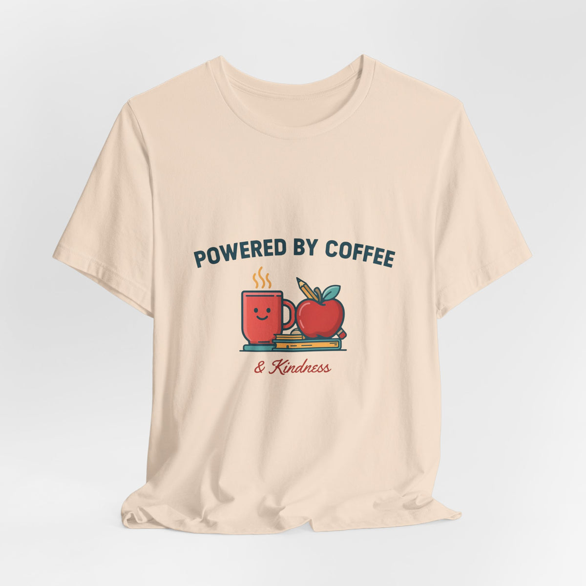 Powered by Coffee and Kindness Shirt, Teacher T-Shirt, Teacher Appreciation Gift
