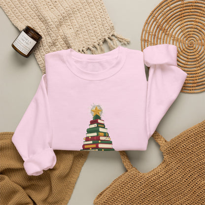 Merry Bookmas Sweatshirt, Bookish Christmas Crewneck, Book Lover Sweater