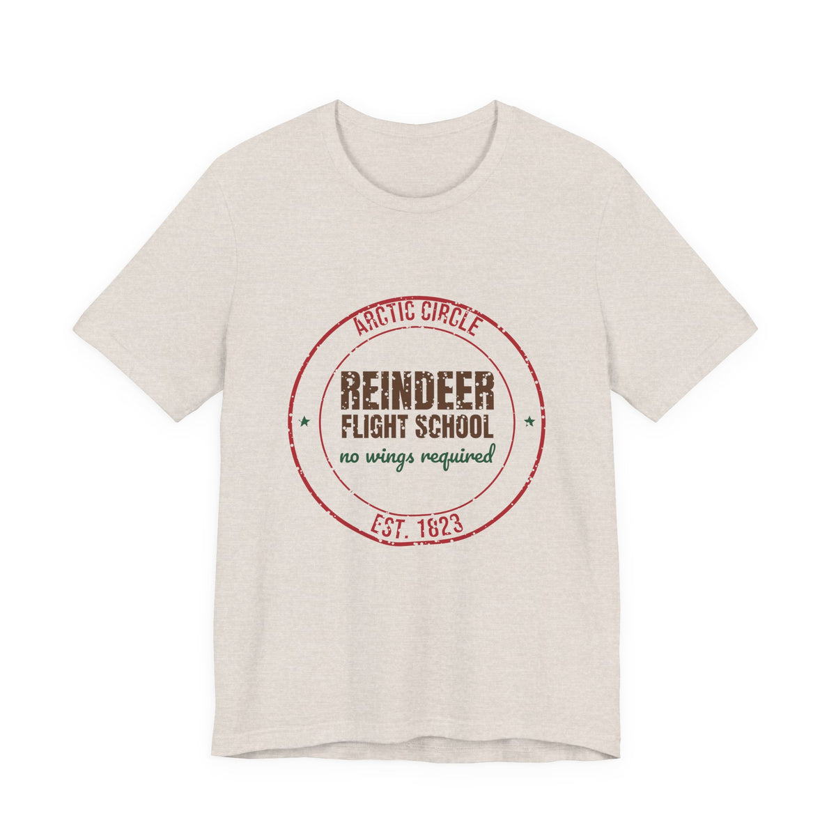 Arctic Circle Reindeer Flight School Est. 1823 Shirt, Vintage Christmas T-Shirt, Vintage Christmas Gift