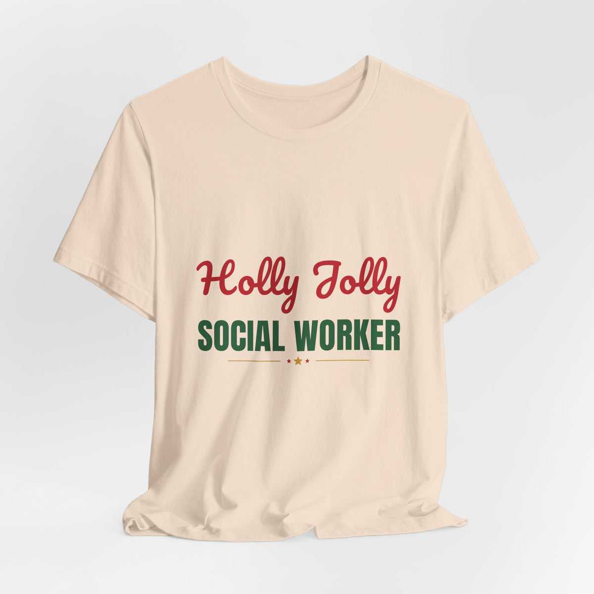 Holly Jolly Social Worker Shirt, Social Worker Christmas T-Shirt, Social Worker Gift