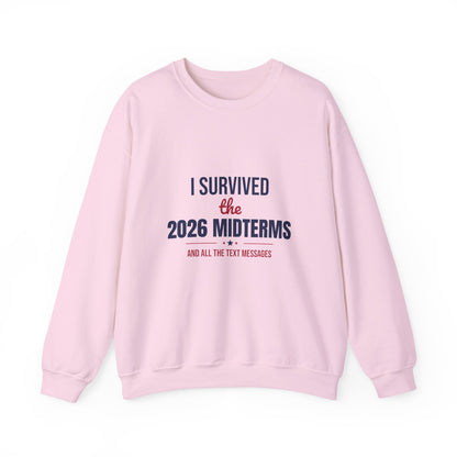 I Survived the 2026 Midterms Sweatshirt, Funny Election Crewneck, Midterms 2026