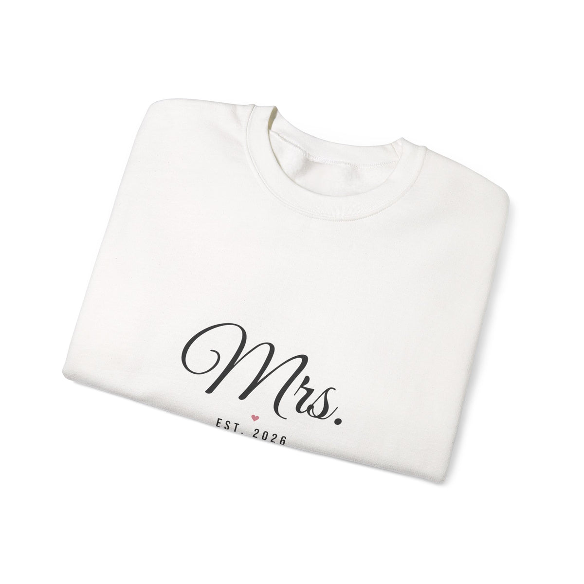 Mrs Est 2026 Sweatshirt, Bride Crewneck, Bridal Shower and Honeymoon Gift