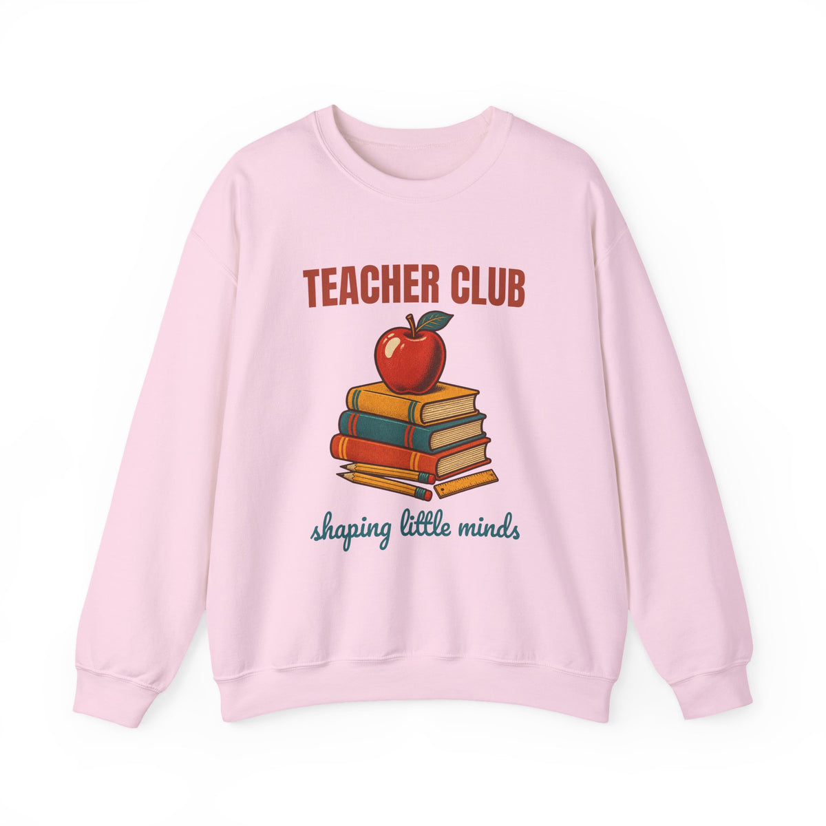 Teacher Club Shaping Little Minds Sweatshirt, Vintage Teacher Club Crewneck