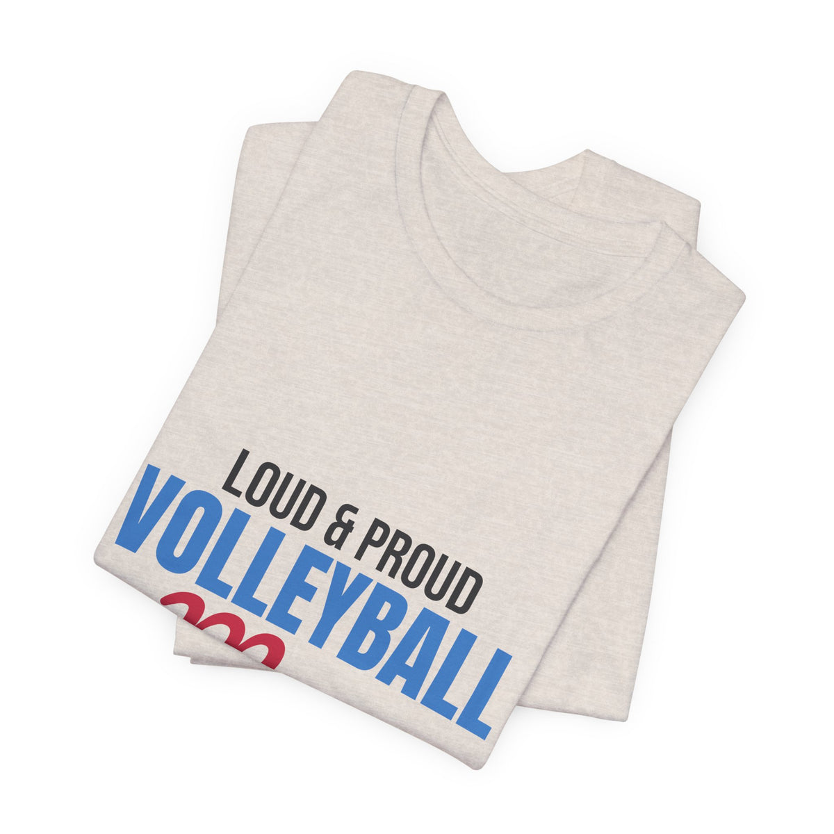 Loud and Proud Volleyball Mom Shirt, Volleyball Mom T-Shirt, Game Day Tee
