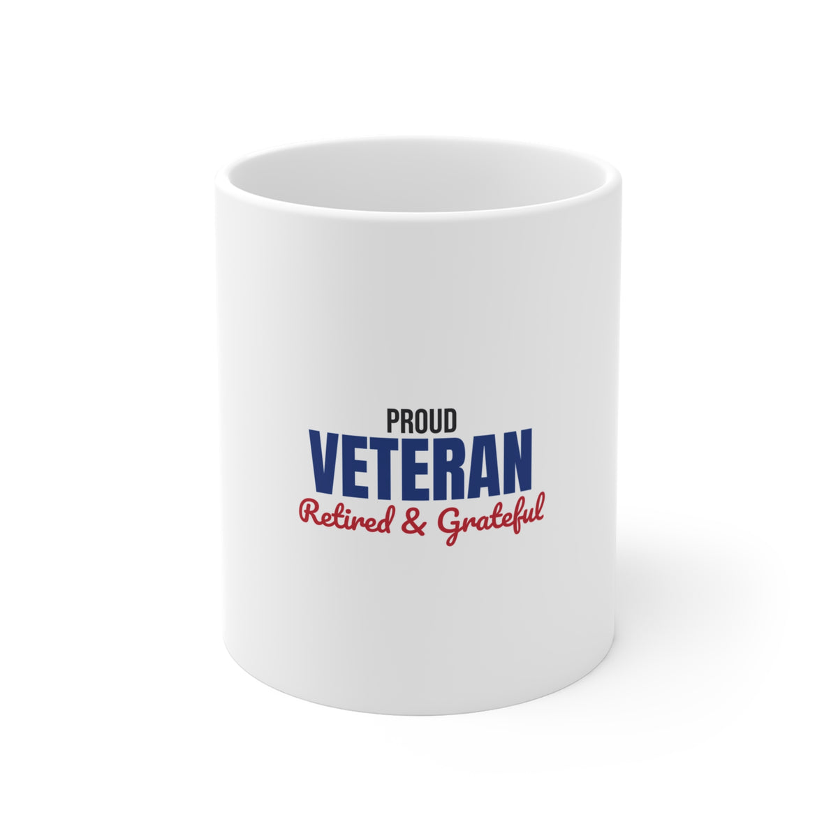 Proud Veteran Retired and Grateful Mug, Veteran Retirement Mug 11oz