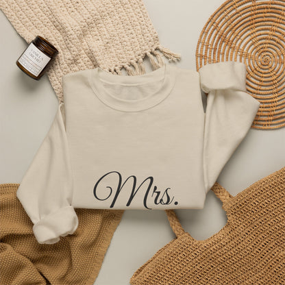 Mrs Est 2026 Sweatshirt, Bride Crewneck, Bridal Shower and Honeymoon Gift