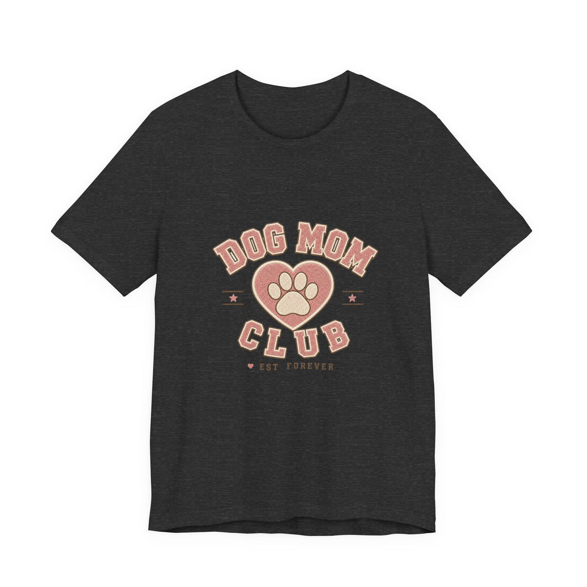 Dog Mom Club Shirt, Varsity Dog Mom T-Shirt, Paw Print Gift for Dog Lovers