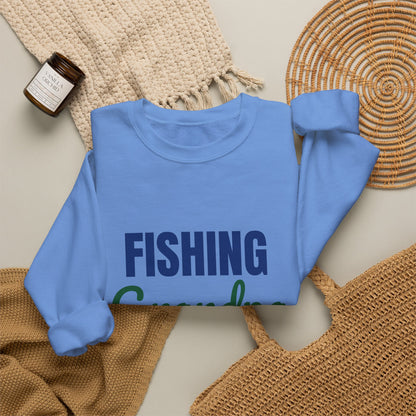 Fishing Grandpa Reel Cool Sweatshirt, Fishing Grandpa Crewneck