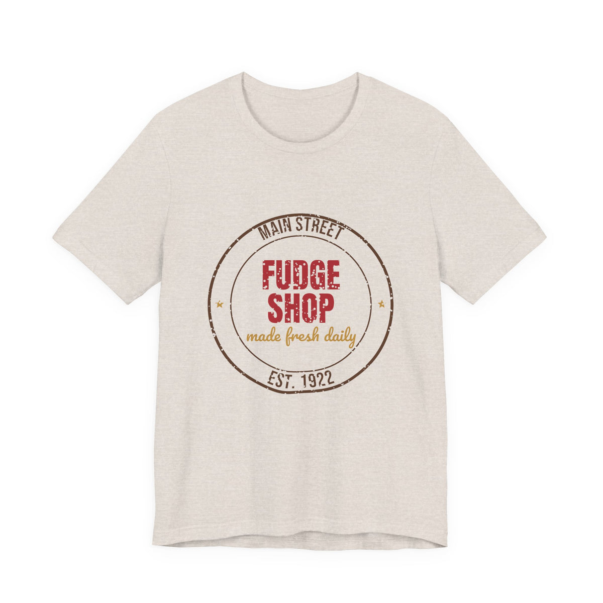 Main Street Fudge Shop Est. 1922 Shirt, Vintage Christmas T-Shirt, Vintage Christmas Gift