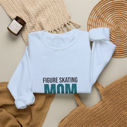Figure Skating Mom Spins Sequins and Early Mornings Sweatshirt, Figure Skating Mom Crewneck Sweatshirt