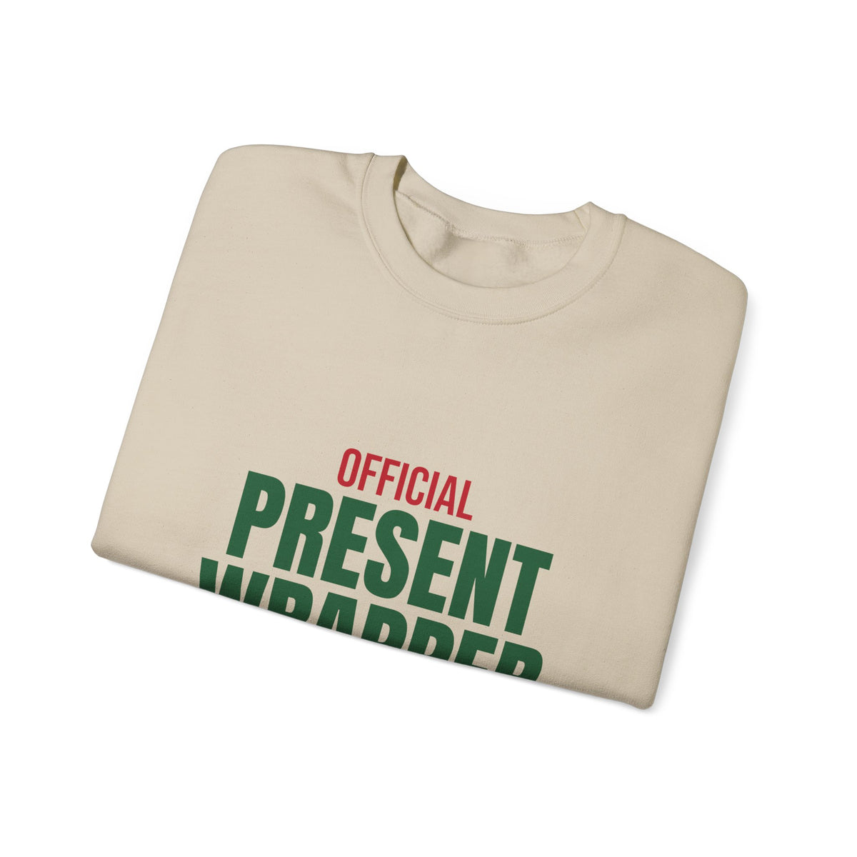 Official Present Wrapper Sweatshirt, Funny Christmas Crewneck