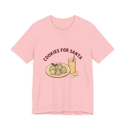 Cookies for Santa Shirt, Christmas Eve T-Shirt, Family Christmas Tee