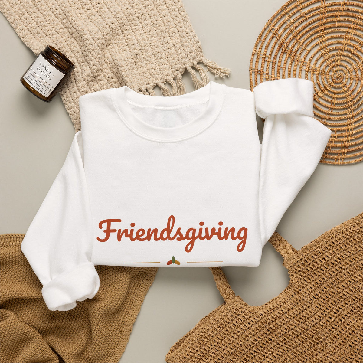 Friendsgiving 2026 Sweatshirt, Thanksgiving Crewneck, Matching Friends Fall Tee