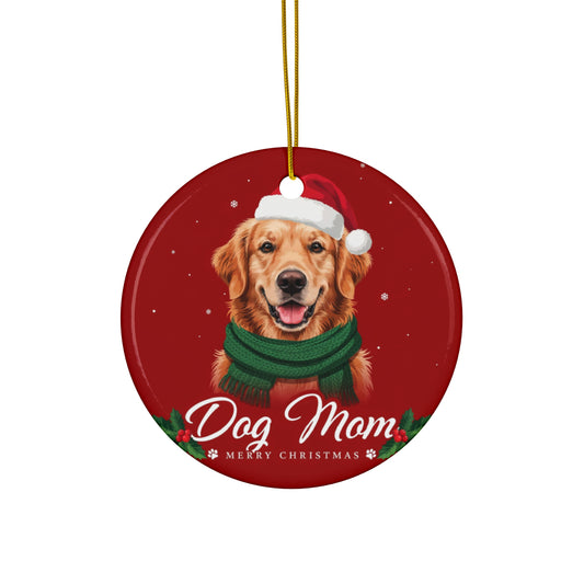 Dog Mom Christmas Ornament