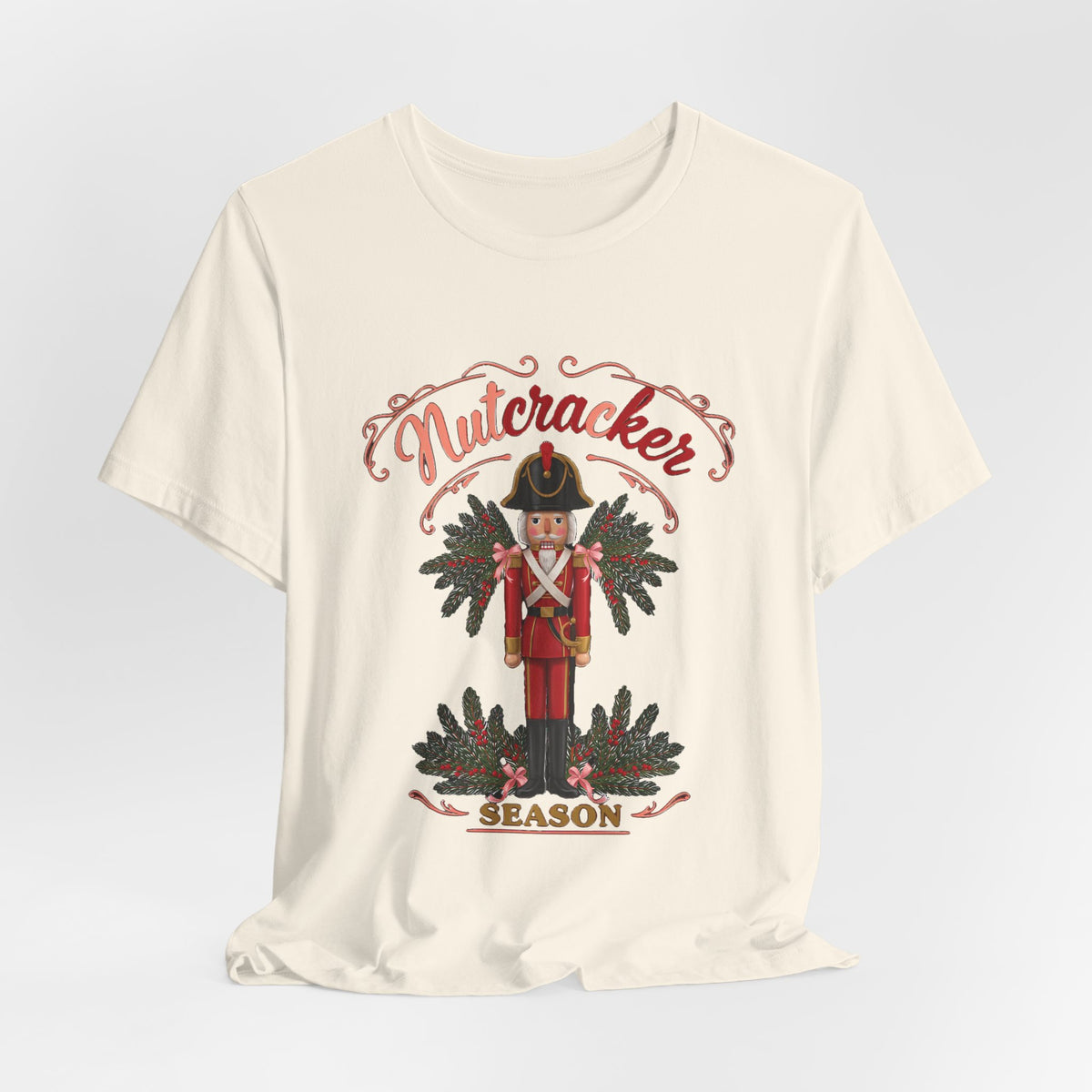Nutcracker Season Shirt, Vintage Nutcracker T-Shirt, Pink Christmas Tee