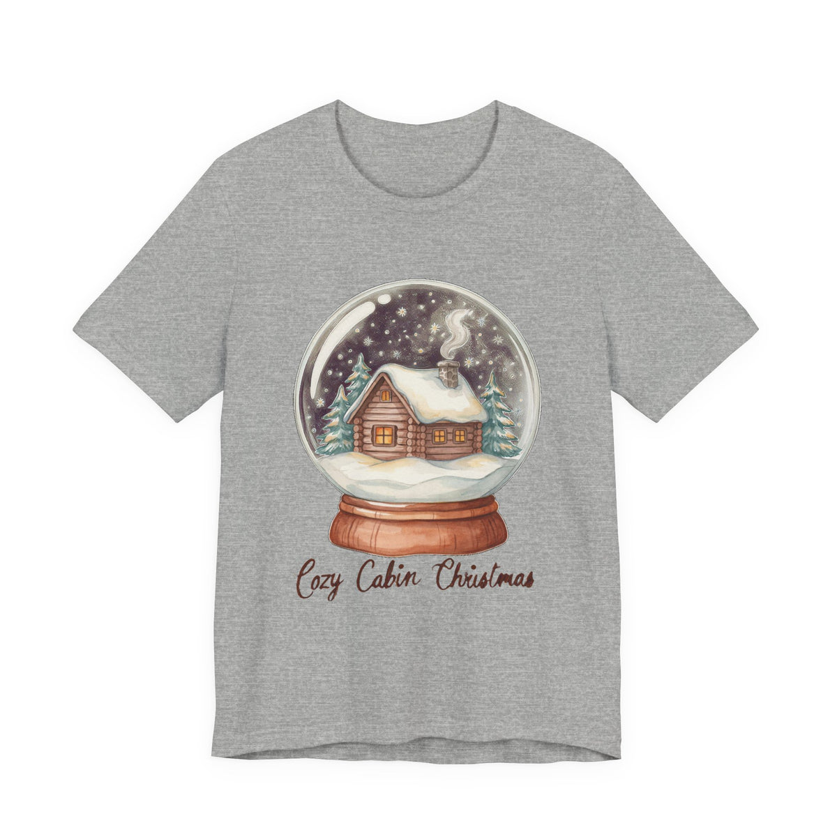 Cozy Cabin Christmas Snow Globe Shirt, Cozy Cabin Christmas Snow Globe T-Shirt
