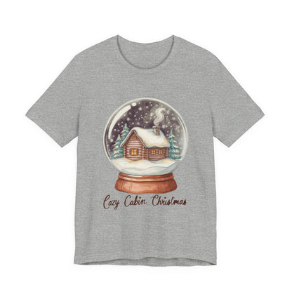 Cozy Cabin Christmas Snow Globe Shirt, Cozy Cabin Christmas Snow Globe T-Shirt
