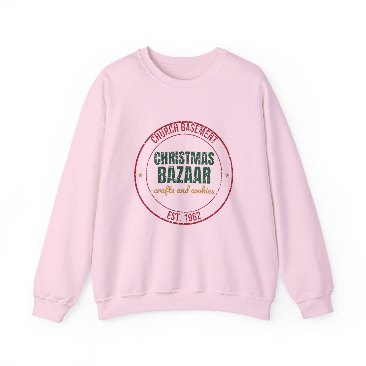 Church Basement Christmas Bazaar Est. 1962 Sweatshirt, Vintage Christmas Crewneck Sweatshirt