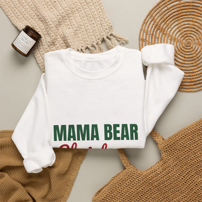 Mama Bear Christmas Sweatshirt, Mom Christmas Crewneck, Gift for Mom