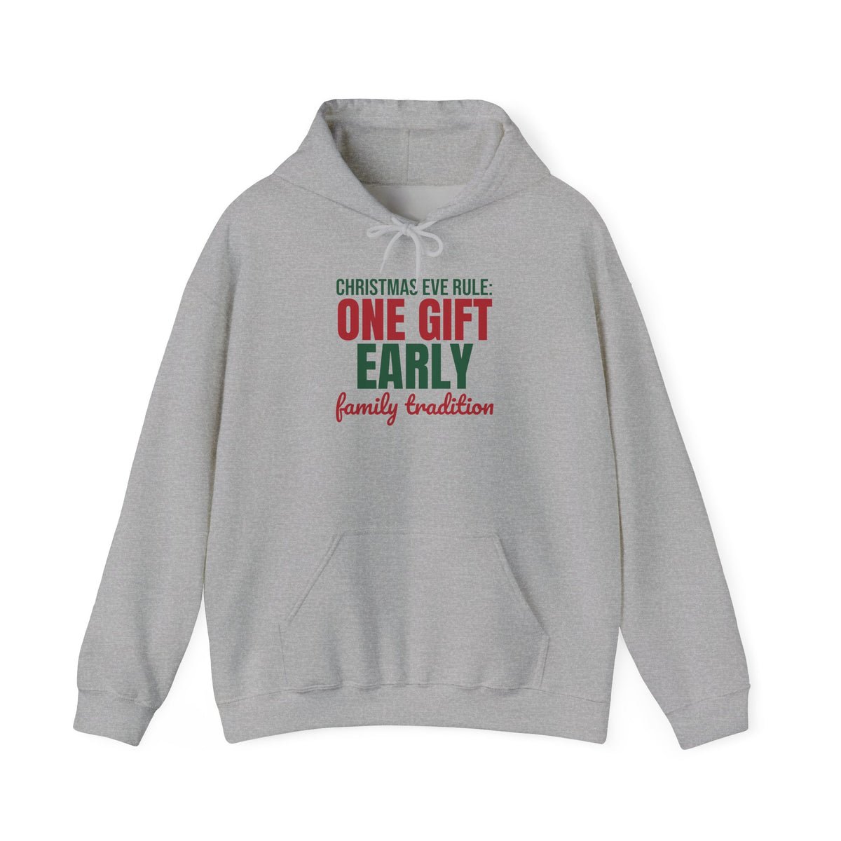 Christmas Eve Rule One Gift Early Family Tradition Hoodie, Christmas Eve Hoodie
