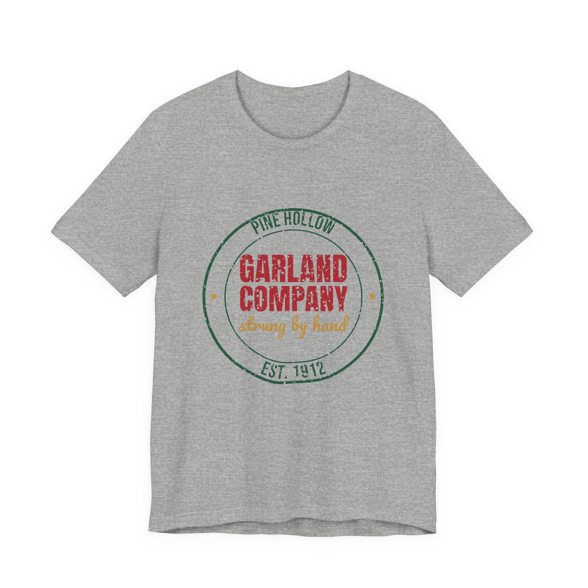 Pine Hollow Garland Company Est. 1912 Shirt, Vintage Christmas T-Shirt, Vintage Christmas Gift