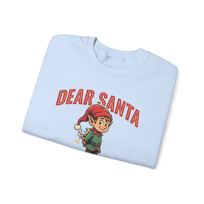 Dear Santa I Can Explain Sweatshirt, Funny Christmas Crewneck