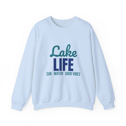 Lake Life Sun Water Good Vibes Sweatshirt, Lake Life Crewneck