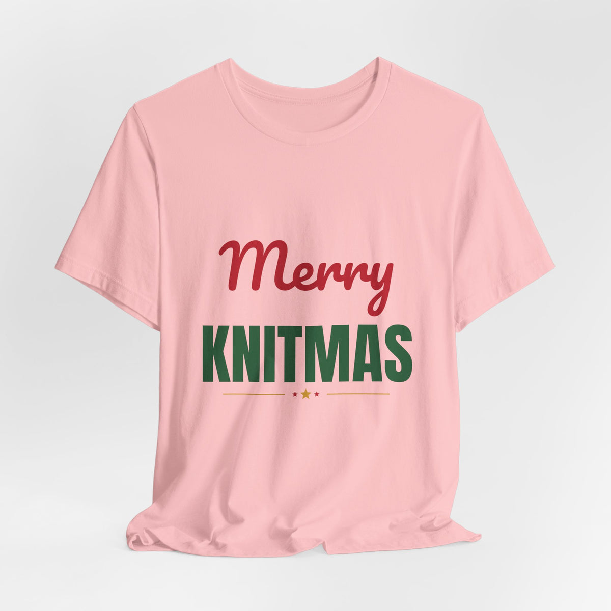 Merry Knitmas Shirt, Knitting Christmas T-Shirt, Knitter Gift