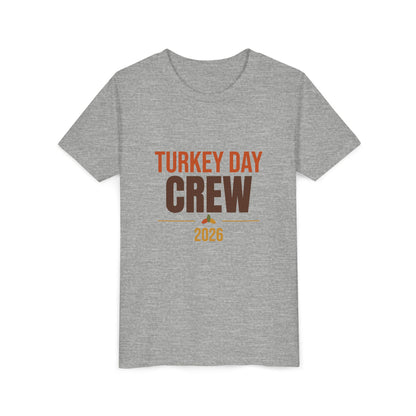 Turkey Day Crew 2026 Kids Shirt, Kids Thanksgiving T-Shirt
