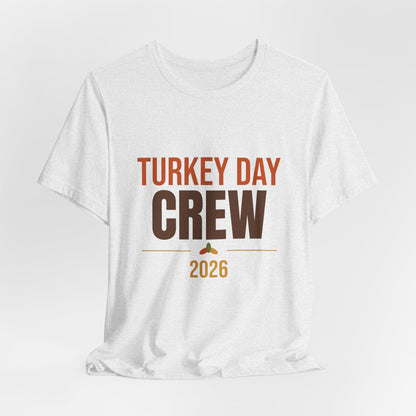 Turkey Day Crew 2026 Shirt, Matching Family Thanksgiving T-Shirt