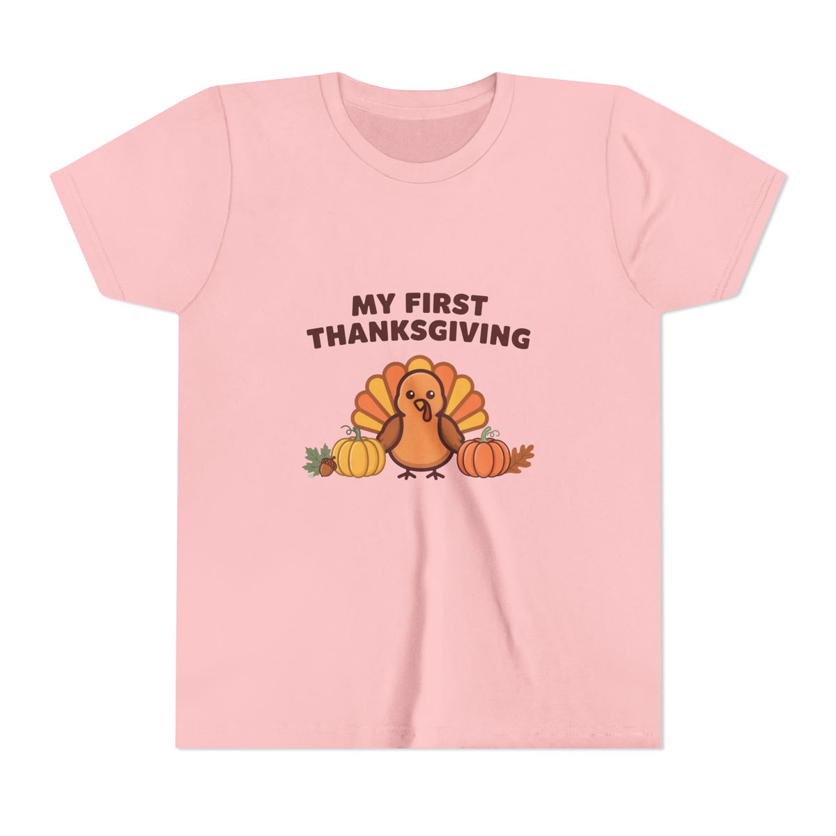 My First Thanksgiving Kids Shirt, Kids Thanksgiving Shirt, Youth Tee