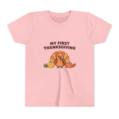 My First Thanksgiving Kids Shirt, Kids Thanksgiving Shirt, Youth Tee