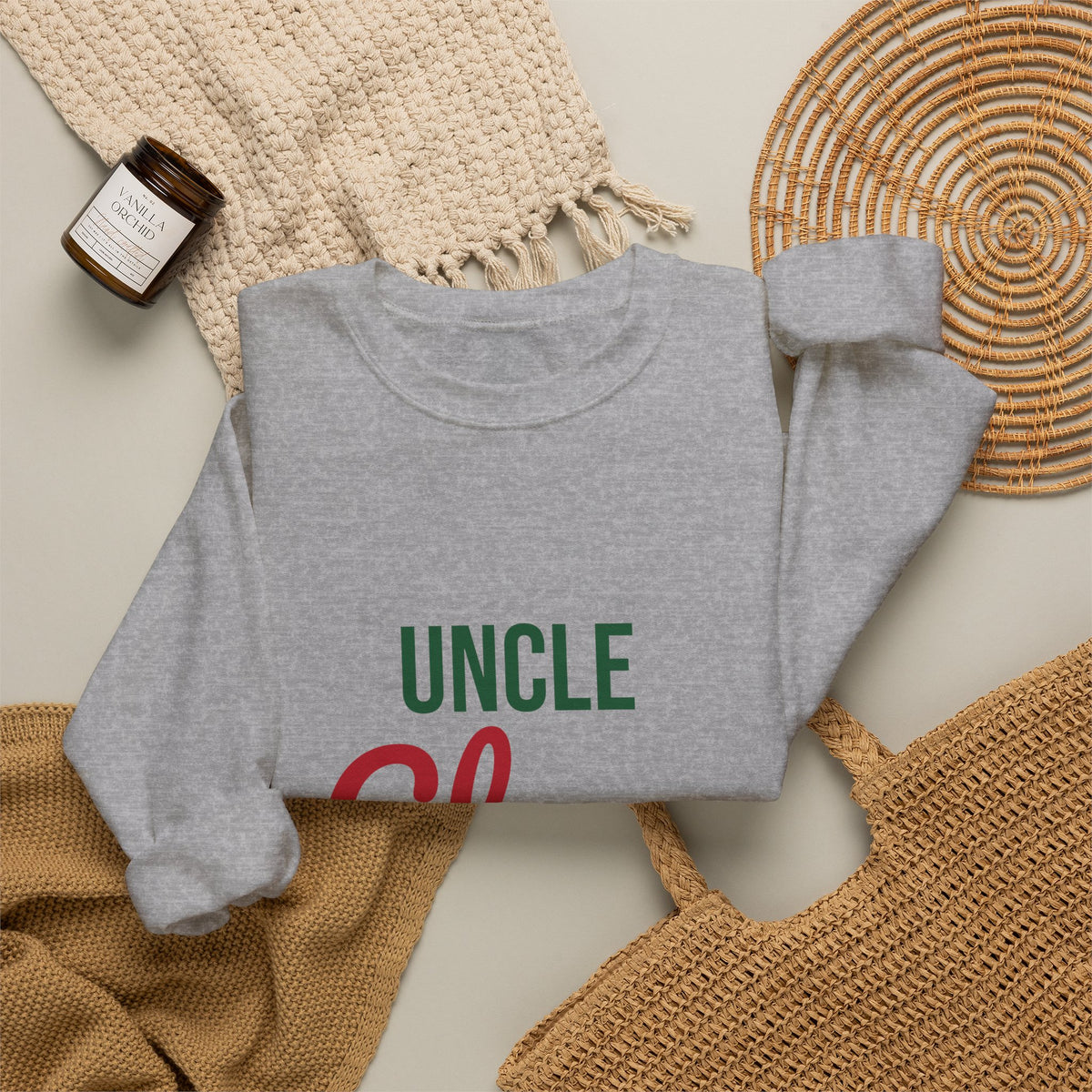 Uncle Claus Sweatshirt, Uncle Christmas Crewneck, Gift for Uncle