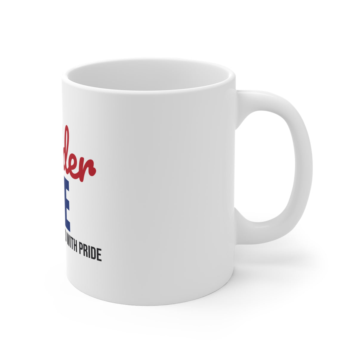 Welder Life Built by Hand Fused with Pride Mug
