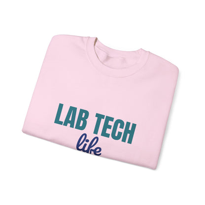 Lab Tech Life Tubes Tests and Too Much Coffee Sweatshirt, Lab Tech Life Crewneck Sweatshirt