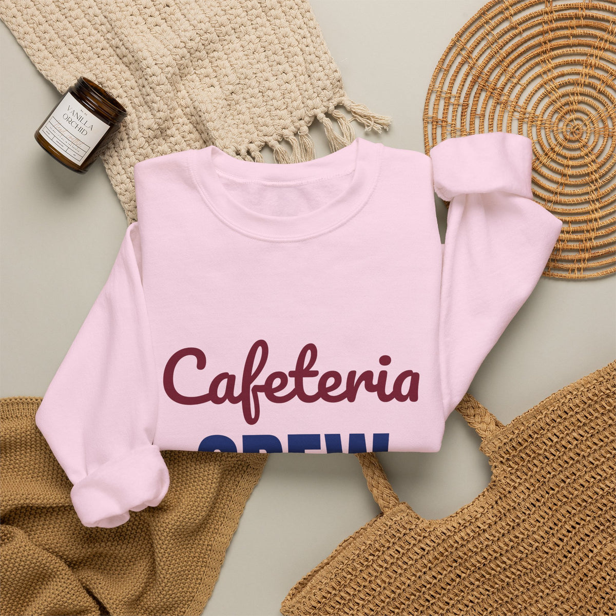 Cafeteria Crew Serving Smiles Daily Sweatshirt, Cafeteria Crew Crewneck Sweatshirt