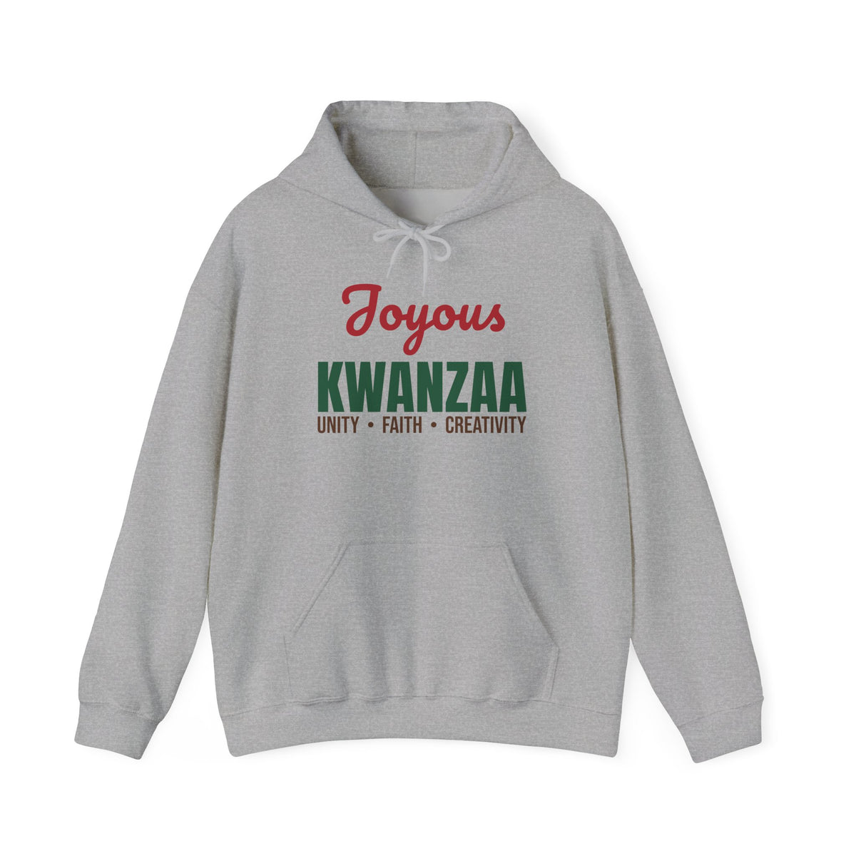 Joyous Kwanzaa Unity Faith Creativity Hoodie, Kwanzaa Hoodie