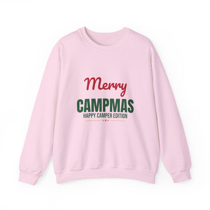 Merry Campmas Sweatshirt, Camping Christmas Crewneck, Camper Gift