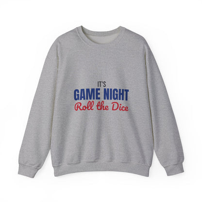 It's Game Night Roll the Dice Sweatshirt